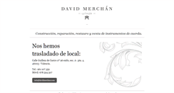 Desktop Screenshot of davidmerchan.com