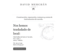 Tablet Screenshot of davidmerchan.com